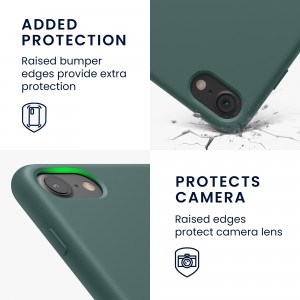 Husa pentru Apple iPhone 8 / iPhone 7 / iPhone SE 2, Silicon, Verde, 40225.171 - Img 4