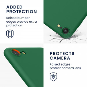 Husa pentru Apple iPhone 8 / iPhone 7 / iPhone SE 2, Silicon, Verde, 49979.227, kwmobile - Img 4