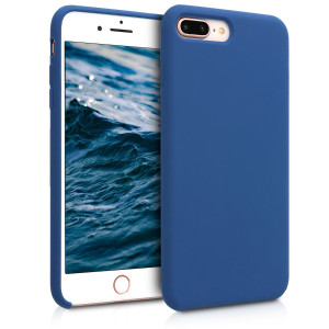 Husa pentru Apple iPhone 8 Plus / iPhone 7 Plus, Silicon, Albastru, 40842.116 - Img 1