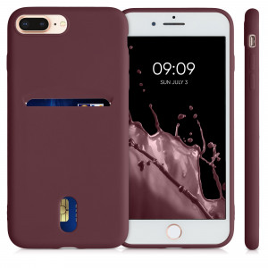 Husa pentru Apple iPhone 8 Plus / iPhone 7 Plus, Silicon, Violet, 49102.190, kwmobile - Img 2
