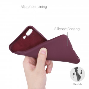 Husa pentru Apple iPhone 8 Plus / iPhone 7 Plus, Silicon, Violet, 49981.190 - Img 4