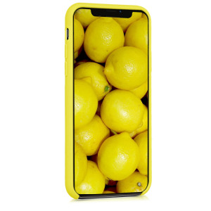 Husa pentru Apple iPhone X / iPhone XS, Silicon, Galben, 42495.75 - Img 3