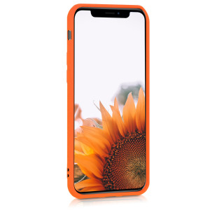 Husa pentru Apple iPhone X / iPhone XS, Silicon, Portocaliu, 43940.69 - Img 3