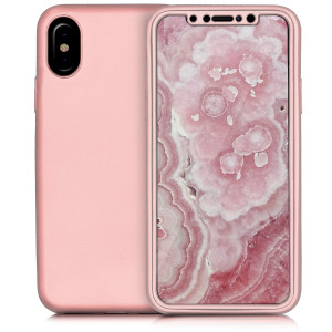 Husa pentru Apple iPhone X / iPhone XS, Silicon, Rose Gold, 42999.31 - Img 2