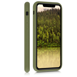 Husa pentru Apple iPhone XR, Fibre vegetale, Verde, 49105.107 - Img 5