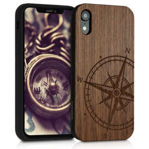 Husa pentru Apple iPhone XR, Lemn, Maro, 46748.01 - Img 1