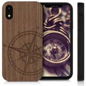 Husa pentru Apple iPhone XR, Lemn, Maro, 46748.01 - Img 2