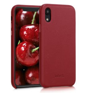 Husa pentru Apple iPhone XR, Piele naturala, Rosu, 45955.09 - Img 1