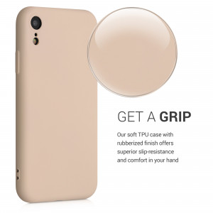 Husa pentru Apple iPhone XR, Silicon, Crem, 49983.154 - Img 5