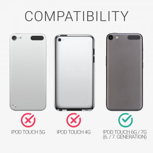 Husa pentru Apple iPod Touch 6th/iPod Touch 7th, Kwmobile, Roz, Silicon, 50528.225 - Img 11