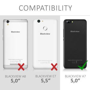 Husa pentru Blackview A7, Piele ecologica, Negru, 43715.01 - Img 6