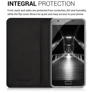 Husa pentru Blackview A9 Pro, Piele ecologica, Negru, 42339.01 - Img 4