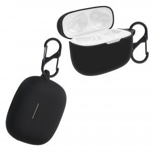 Husa pentru casti JBL Wave 200TWS, Kwmobile, Negru, Silicon, 57411.01 - Img 1