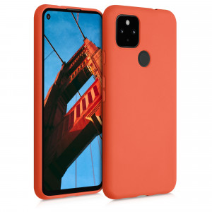 Husa pentru Google Pixel 4a 5G, Silicon, Rosu, 51727.164 - Img 1