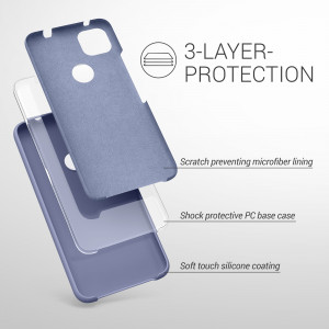 Husa pentru Google Pixel 4a, Silicon, Albastru, 52549.168 - Img 3