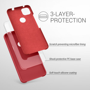 Husa pentru Google Pixel 4a, Silicon, Rosu, 52549.208 - Img 3