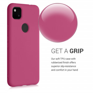 Husa pentru Google Pixel 4a, Silicon, Roz, 52622.213 - Img 5