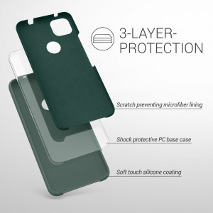 Husa pentru Google Pixel 4a, Silicon, Verde, 52549.171 - Img 3