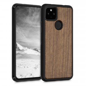 Husa pentru Google Pixel 5a, Lemn, Maro, 55820.18 - Img 1