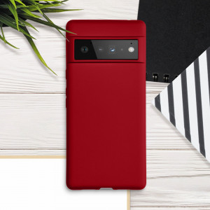 Husa pentru Google Pixel 6 Pro, Silicon, Rosu, 55856.36, kwmobile - Img 3