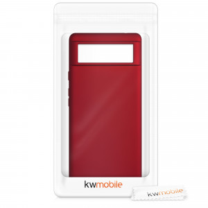 Husa pentru Google Pixel 6, Silicon, Rosu, 55783.36, kwmobile - Img 7