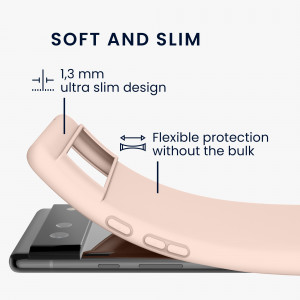 Husa pentru Google Pixel 6, Silicon, Roz, 55434.225, kwmobile - Img 3