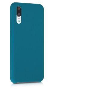 Husa pentru Huawei P20, Silicon, Albastru, 45689.62 - Img 8
