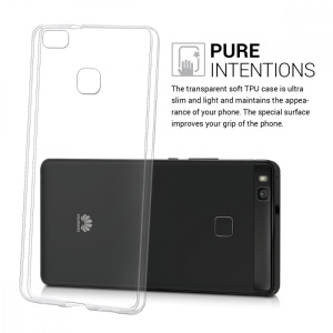 Husa pentru Huawei P9 Lite, Silicon, Transparent, 39135.03 - Img 3