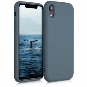 Husa pentru iPhone XR, Fibre vegetale, Albastru, 49105.202 - Img 1