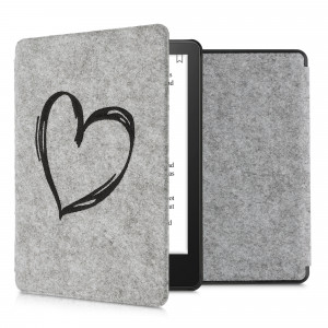 Husa pentru Kindle Paperwhite 11, Textil, Gri, kwmobile, 56260.05 - Img 1