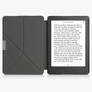 Husa pentru Kobo Aura Edition 2, Kwmobile, Gri, Piele ecologica, 41181.73 - Img 5