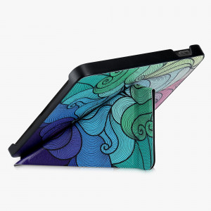 Husa pentru Kobo Libra 2, Piele ecologica, Multicolor, kwmobile, 56577.10 - Img 7