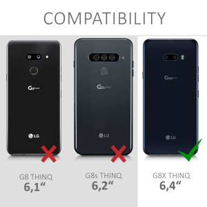 Husa pentru LG G8 x ThinQ, Silicon, Negru, 50831.01, kwmobile - Img 6