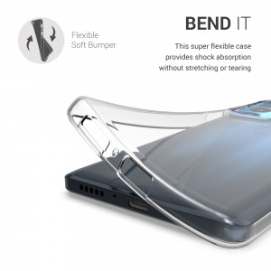 Husa pentru Motorola Edge 20 Pro, Silicon, Transparent, 56062.03 - Img 3