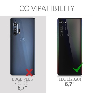 Husa pentru Motorola Edge, Piele ecologica, Albastru, 52760.02 - Img 6