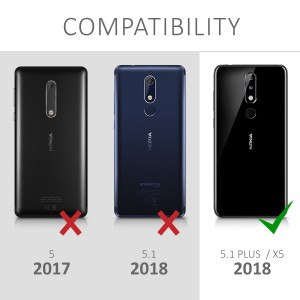 Husa pentru Nokia 5.1 Plus, Silicon, Transparent, 46195.03 - Img 6