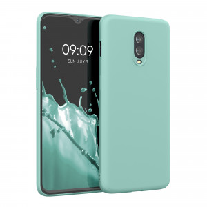 Husa pentru OnePlus 6T, Silicon, Verde, 55347.50, kwmobile - Img 1