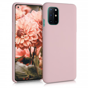 Husa pentru OnePlus 8T, Silicon, Roz, 53683.10 - Img 1