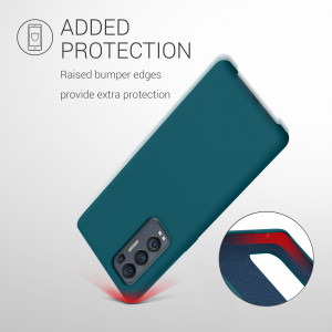 Husa pentru OPPO Find X3 Neo, Silicon, Verde, 55200.57, kwmobile - Img 6