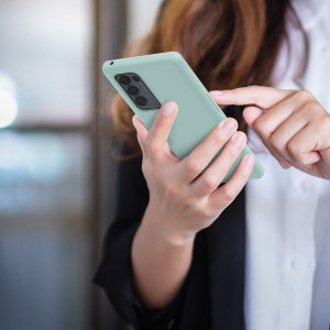 Husa pentru OPPO Find X3 Neo, Silicon, Verde, 55200.71, kwmobile - Img 8