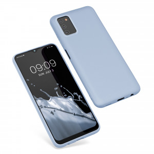 Husa pentru Samsung Galaxy A03s, Silicon, Albastru, 56517.58, kwmobile - Img 2