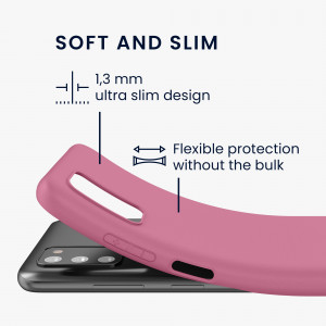Husa pentru Samsung Galaxy A03s, Silicon, Roz, 56517.167, kwmobile - Img 3