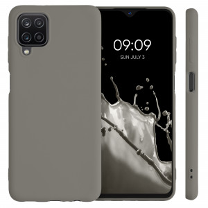 Husa pentru Samsung Galaxy A12, Silicon, Gri, 54048.155 - Img 2