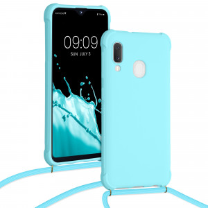 Husa pentru Samsung Galaxy A20e, Silicon, Albastru, 49966.23 - Img 5