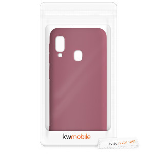 Husa pentru Samsung Galaxy A20e, Silicon, Roz, 48738.167, kwmobile - Img 7