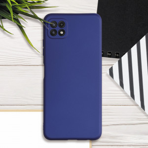 Husa pentru Samsung Galaxy A22 5G, Silicon, Albastru, 55247.64 - Img 3