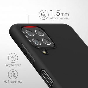 Husa pentru Samsung Galaxy A22, Silicon, Negru, 55493.47 - Img 4