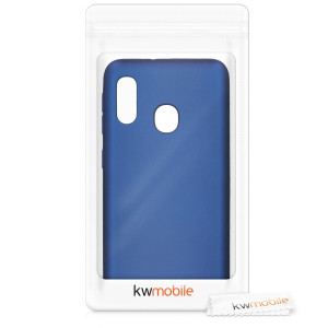 Husa pentru Samsung Galaxy A40, Silicon, Albastru, 48546.64 - Img 7