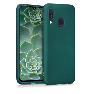 Husa pentru Samsung Galaxy A40, Silicon, Verde, 48546.170 - Img 1