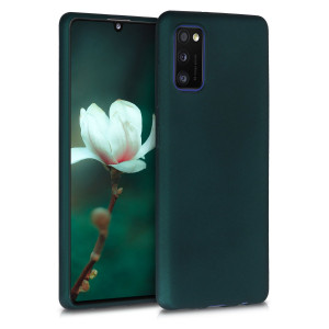 Husa pentru Samsung Galaxy A41, Silicon, Verde, 52254.14 - Img 1